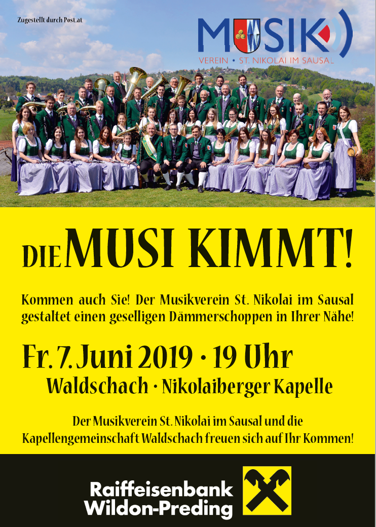 Die Musi kimmt!